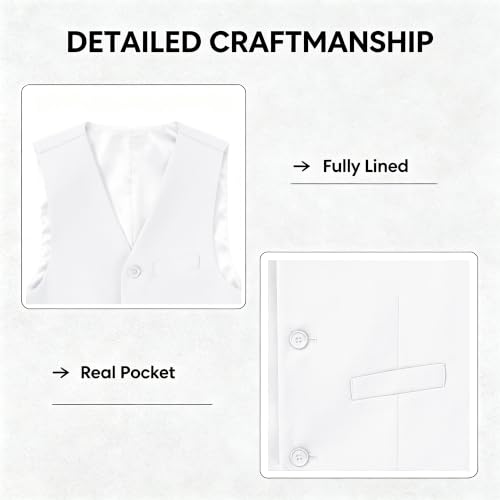 Image of Kids Vest for Boys Formal Suit Vests