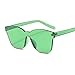 Produktbild Sonnenbrille Quadratische Mode-Sonnenbrille Frauen Vintage Bunte Linse Weibliche Mode Persönlichkeit Sonnenbrille-Grün