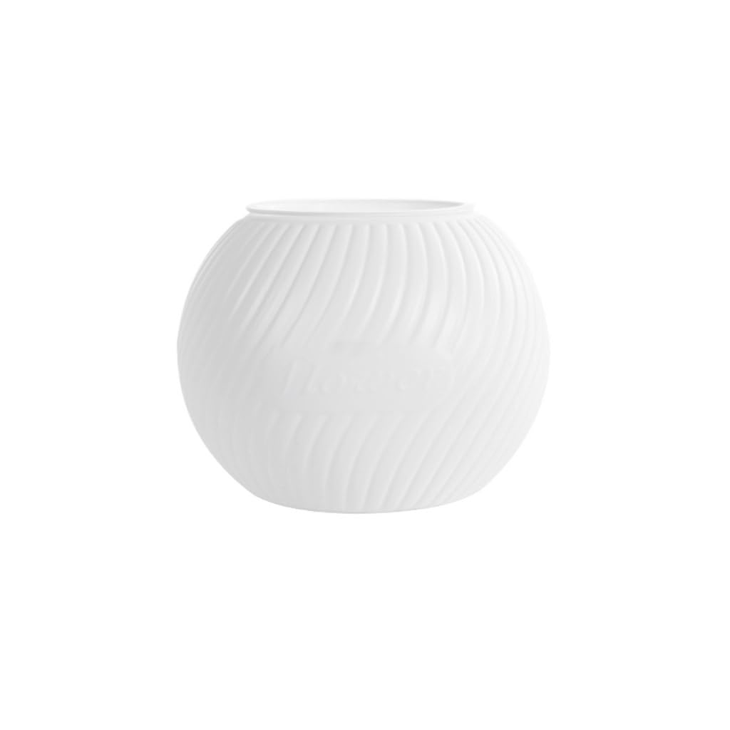 GELASIGE Flower Pots Self-absorbing Flower Pot Plastic Resin Hydroponic Round Three-dimensional Desktop Flower Pot Outdoor Flower Pots