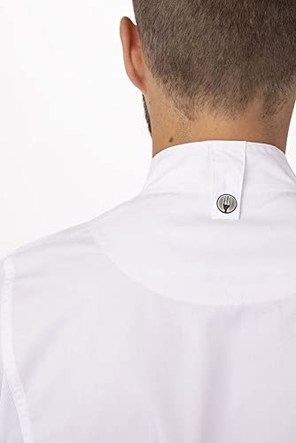 Chef Works Mens Springfield Coat Chefs Jackets, White, Large Us #TOP7