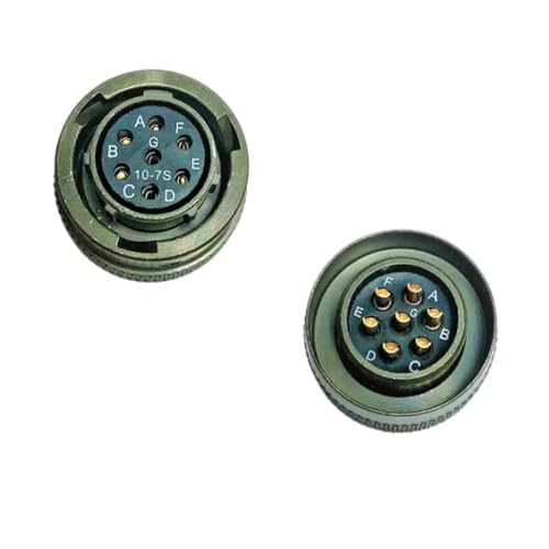 Conector de aviación PT06E 10-7S 7 pines miniatura 1