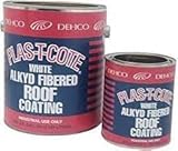 HENG'S INDUSTRIES 32 Ounces of White Alkyd Fibered Roof Coating 45032