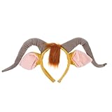 Caractéristiques animales : conçu comme un serre-tête en corne d'antilope marron jaune, ce serre-tête en corne de taureau en peluche offre aux enfants un serre-tête authentique en forme d'oreille d'animal pour des performances et des déguisements réalistes