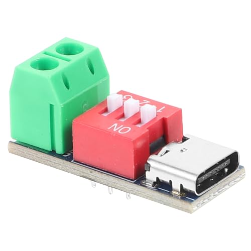 ERINGOGO Placa De Prueba De Carga Rápida Voltaje Cargador De Coche Dual Cable Disparador De Carga Rápida USB C Baterías Banco De Energía Cargador USB C Cargador USB Adaptador Señuelo