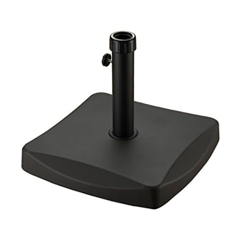 Royalcraft 25Kg Square Polycrete Outdoor Parasol Base - Black Cover