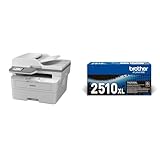 Brother MFCL2980DW Multifunzione Laser B/N a 34 ppm TN2510XL Toner originale, fino a 3000 pagine
