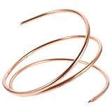 Versátil para proyectos de bricolaje: la bobina de tubo de cobre para ca permite a los usuarios cortar a tamaños personalizados, cumpliendo con los requisitos únicos para tareas de bobina de cobre de hvac de bricolaje y tubos de cobre delgados, línea precargada de aire acondicionado, tubería flexible