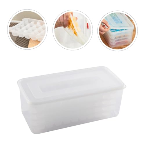 Molde de cubos de hielo cuadrado con tapa y caja de almacenamiento miniatura 2