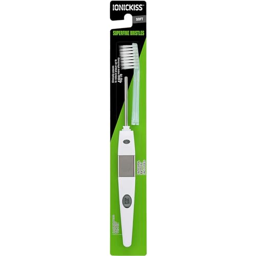 Brosse à dents ionique IONIC KISS poils souples pour votre routine bien-être matinale