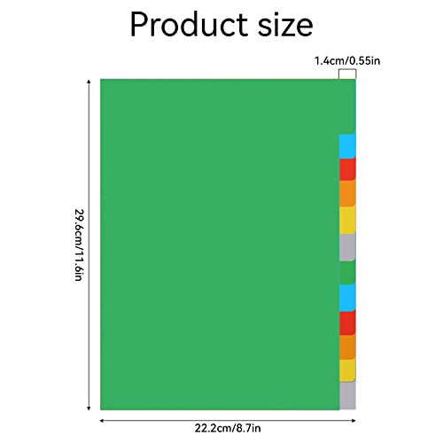 Vin Beauty 12 divisori per raccoglitori, con 11