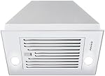 Range Hood Insert 24 inch, Built in Kitchen Hood 600CFM, Ducted/Ductless Convertible Stove Hood with Stainless Steel Baffle Filter, Vent Hood Insert w/ 3 Speed Fan, 2PCS Replaceable LED Lights