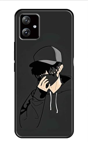 Image of Metal TPU Printed Back Cover for Motorola Moto G54 5G (Popular Anime Character -T2) 360 Degree Protection | Camera Protection -25092024(AH)