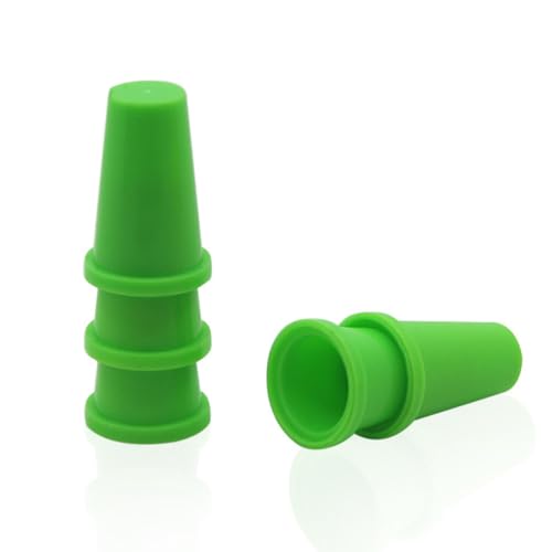 Tapones de dedal de plástico coloridos para protección en costura y acolchado, 60 uds 7
