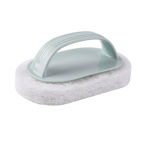 Cleaning Sponge Brush, Bathtub Scrub Brush Sponge Scrubber with Handle Bathtub Washing Brush Washing Scrubber for Kitchen Bathroom Tile