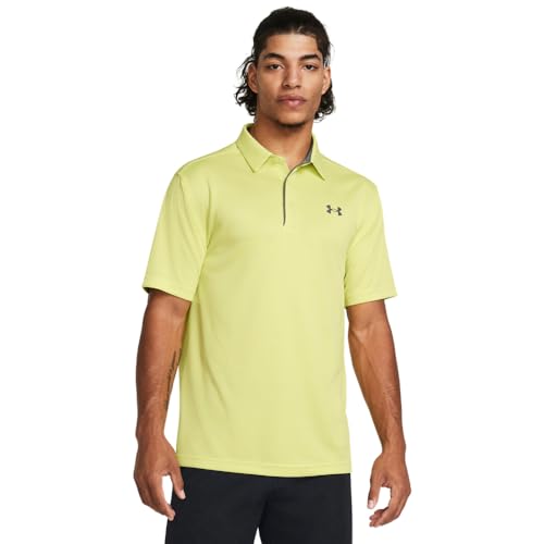 Image of Under Armour Men's Polyester Solid Tech Polo | T-Shirt | 1290140-001