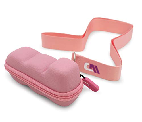 CASEMATIX Pink Asthma Inhaler Case with Lanyard and Clip On Keychain Carabiner, Inhaler Holder Fits Standard Rescue Albuterol Inhaler Devices - Includes Asthma Case Only