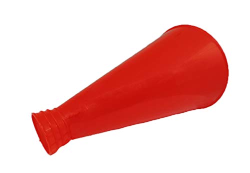 9\" Plastic Megaphone Cheerleader Hollywood Movie Director Prop (Red)