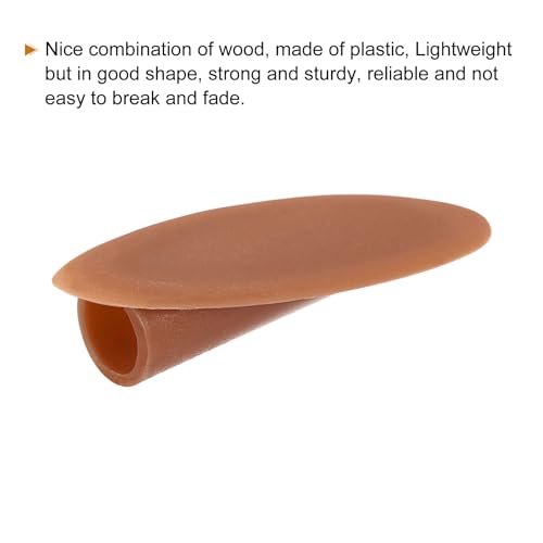 Image of MECCANIXITY 9mm Plastic Pocket Hole Plugs,Wood Plugs for Pocket Hole Jig Working Tool Accessories,Brown Pack of 50