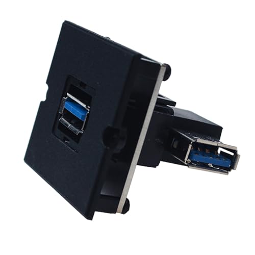 Bachmann cadre 1xUSB 3.0 sortie à 90° connectique encastrable bureau