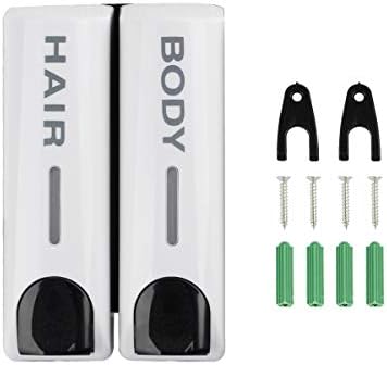 soap dispenser white 2 chamber