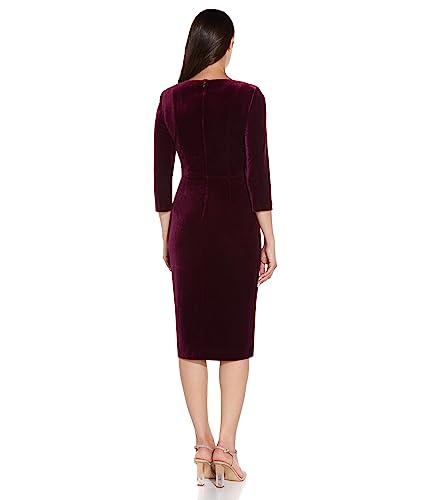 Image of Adrianna Papell Women's Velvet Tie Front Dress