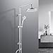 Produktbild JOHO Edelstahl Duschsystem Duschset Duschstange Wassersparend Regenduschset mit ABS Kopfbrause D20cm