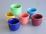 bunter Farbenmix aus 6 Farben Creatable, 14016, Serie Top colours, Set Eierbecher 6 teilig, Steingut, mehrfarbig, Einheiten
