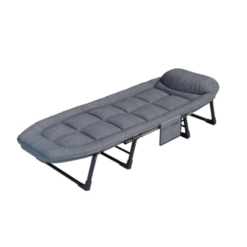MRVAKDYDI Cuna de Camping Cama de Camping, Cama Plegable reclinable de Oficina, Cama Plegable for Siesta, Cama Individual de Descanso Simple, reclinable for el hogar(E)