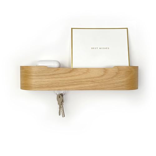 XENARAN Wall Mount Key Holder with 5 Hidden Hooks Modern