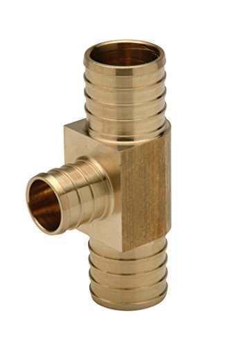๐ Crazy Deals Zurn QQT544GX PEX XL-Low Lead Brass Barb Tee, 1" x 3/4", 25 Each Set ๐ Crazy Deals Zurn QQT544GX PEX XL-Low Lead Brass Barb Tee, 1" x 3/4", 25 Each Set