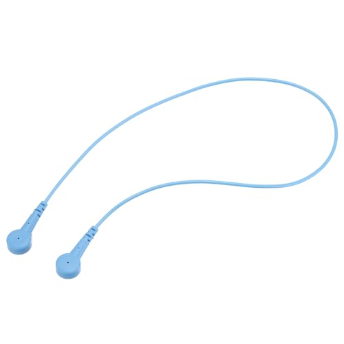 Image of MECCANIXITY ESD Grounding Cable Cord 53cm /21 Inch Long,Anti-Static Ground Wire Cable Double Buckle for Eliminate Conductor Electrostatic,Pack of 1(Blue)
