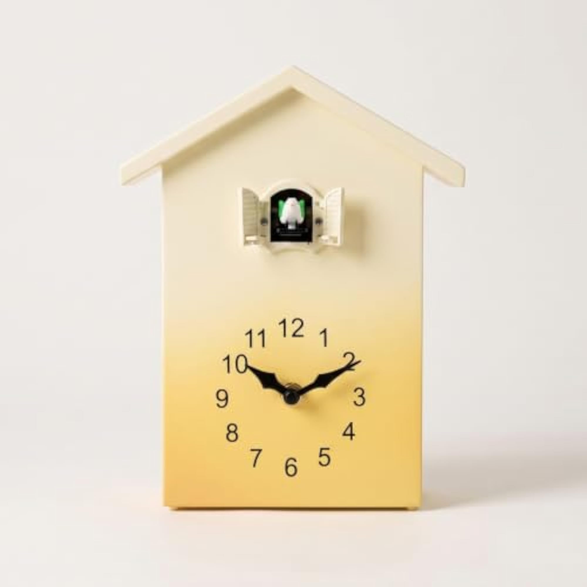 House-Shaped Cuckoo Clock with Pendulum, Modern Design