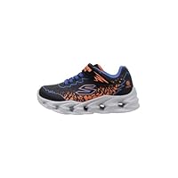 Skechers Unisex Kids Vortex 2.0 Zorento Trainers, Black Synthetic Blue Orange Trim, 4 UK Child