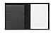 Produktbild Graf von FABER-CASTELL 118780 - Schreibmappe DIN A5 Cashmere, Schwarz, mit Notizblock, Stiftschlaufe und Fächer