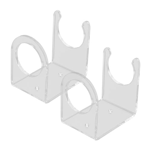 GOOHOCHY Acrylic Baseball Bat Hanger Wall Bat Mount Display Stand for Sports Collectibles 2 Pack