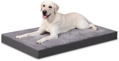 Orthopaedic Large Dog Bed, Washable Dog Mattress, Non-Slip Base, ...