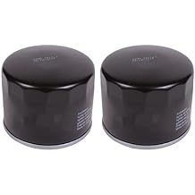 93097 Oil Filter Replacement for Laser Fits for B&S 492056 492932 696854 Tecumseh 36563, OD 3 x Height 2-5/16 x Thread 3/4", 25 Micron, 2-Pack