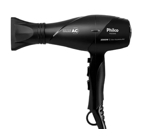 Secador de Cabelo Profissional 2000W 127V com Íons Tourmaline –