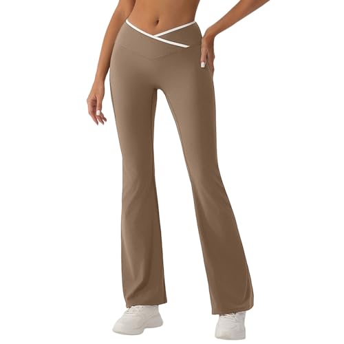 Pantalon de yoga bootcut pour soulager la pression abdominale au sport