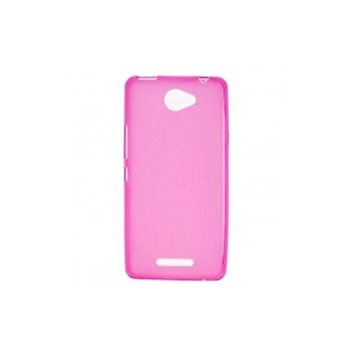 Mb Accesorios Funda Carcasa Gel Rosa para BQ AQUARIS U/U Lite, Ultra Fina 0,33mm, Silicona TPU de Alta Resistencia y Flexibilidad