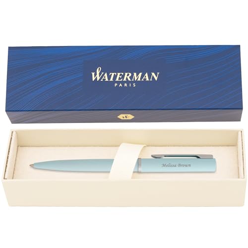 Dayspring Pens Personalized Waterman Allure Ballpoint Pen – Pastel Blue
