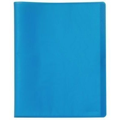 folia Display Book DIN A4 with 20 Pockets Polypropylene Frost Blue