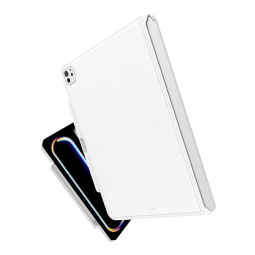 Coque iPad Pro 13 M4 SwitchEasy Coverbuddy blanche élégante haut de gamme pour clavier magnétique