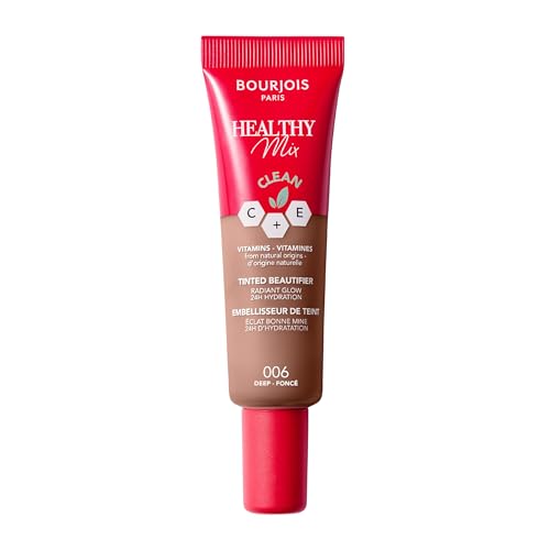 Bourjois Healthy Mix Tinted Beautifier - Crema facial con color tono 006, 30ml