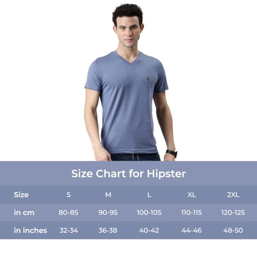 Image of F A S O Mens Organic Cotton V-Neck T-Shirt
