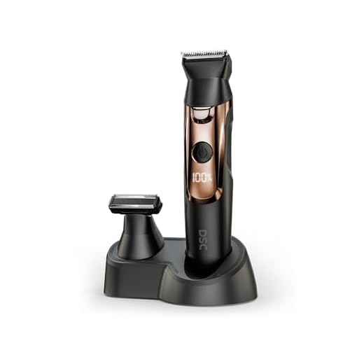 Dollar Shave Club | Double Header Electric Trimmer | Electric Razor with a Beard Trimmer Head & Separate Body Grooming Head | Waterproof Body Shaver & Beard Trimmer, Black
