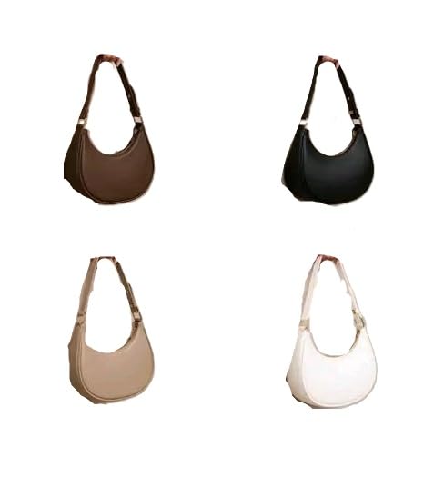 Women Stylish Sling Bag Solid Pattern PU Material Crossbody Bag Shoulder Purse for Daily Use pack of 4 Multi-image-9