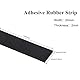Gummistreifen Selbstklebend, Neopren Gummimatte Gummiplatte, Vollgummi Gummiprofil für DIY-Dichtungen, Pads, Bodenbeläge, Schutz, Puffern, Anti-Vibration, Anti-Rutsch 20mm(B) x2mm(D) x3m(L)