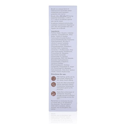 Image of BIOSILK Lotion 150ml: Lightweight, non-greasy body lotion for dry, sensitive skin With 3:1:1 Ceramide Complex, Oatcom & Pentavitin for 72-hour hydration Hypoallergenic & paraben-free,Pack of 2