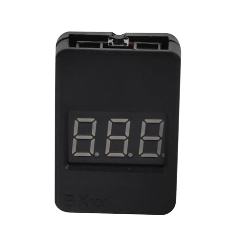 GLEAVI 1- Battery Checker Digital Capacity Checker Led Display Battery Testing Tool for Rc Devices